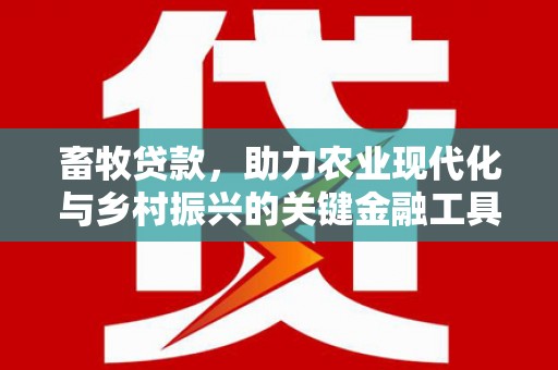 上城畜牧贷款，助力农业现代化与乡村振兴的关键金融工具