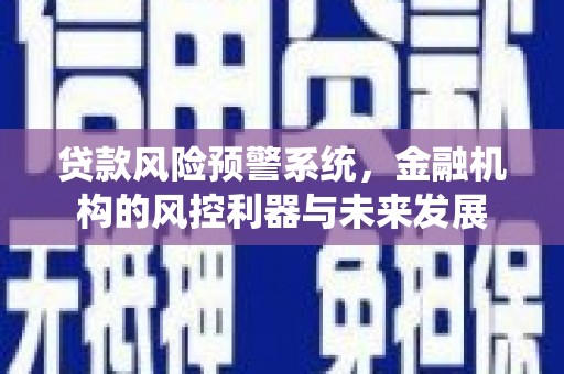 上城贷款风险预警系统，金融机构的风控利器与未来发展