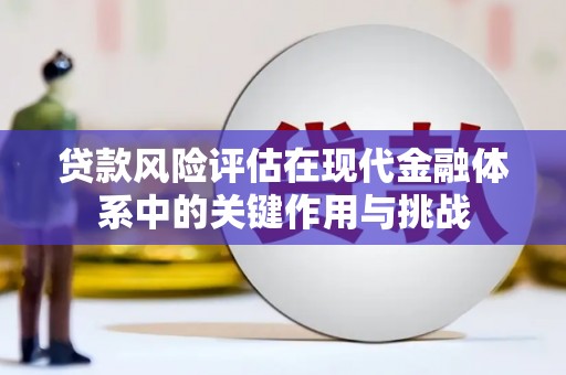 上城贷款风险评估在现代金融体系中的关键作用与挑战