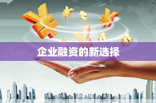 上城企业融资的新选择