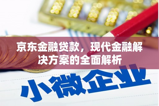 上城京东金融贷款，现代金融解决方案的全面解析
