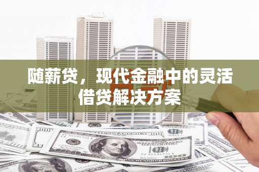 上城随薪贷，现代金融中的灵活借贷解决方案