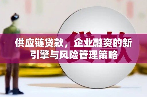 上城供应链贷款，企业融资的新引擎与风险管理策略
