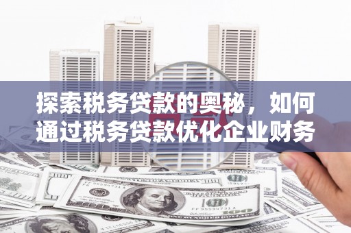 上城探索税务贷款的奥秘，如何通过税务贷款优化企业财务