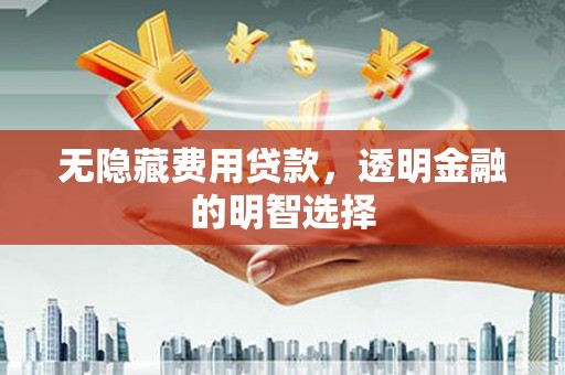 上城无隐藏费用贷款，透明金融的明智选择