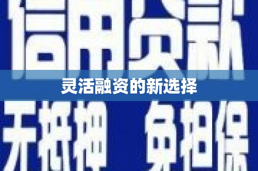 上城灵活融资的新选择